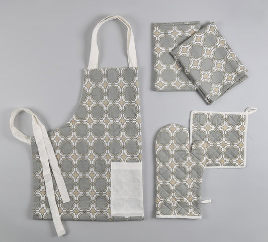 Dawn Lattice Kitchen Linen Set