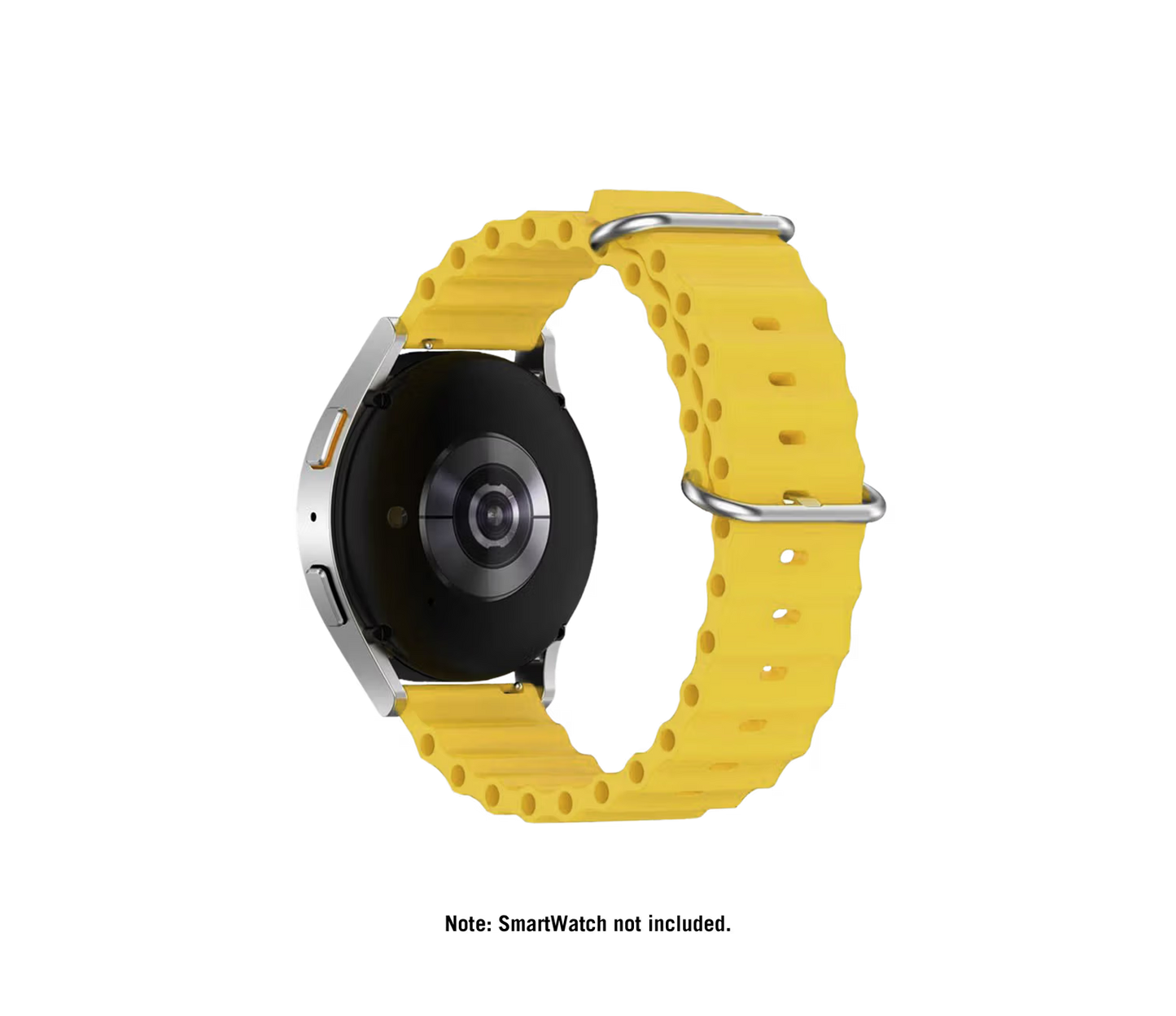 Yellow Beat Universal WatchBand for Samsung/OnePlus/Fitbit Smartwatches (22mm)